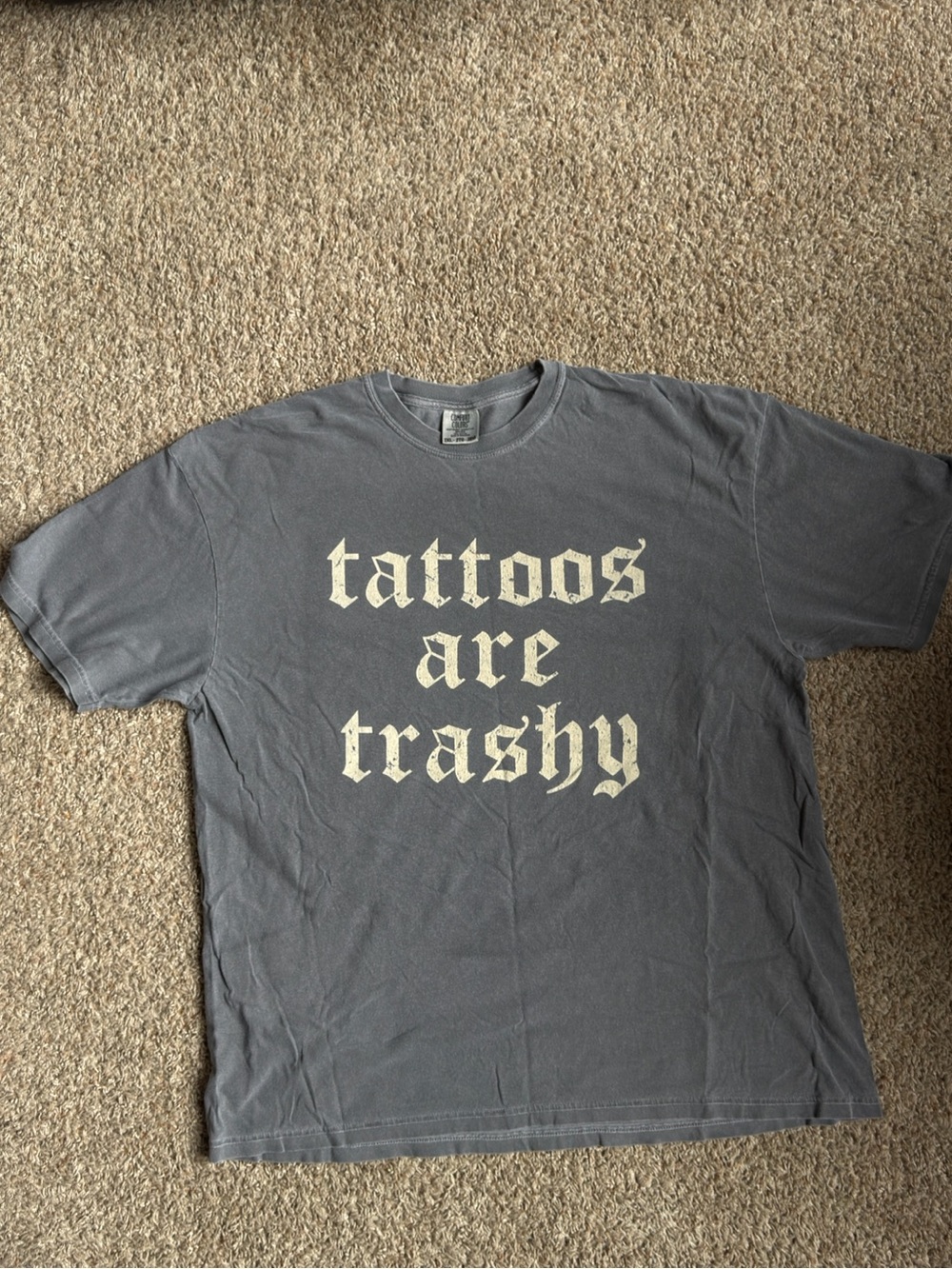 Vintage style comfort colors oversized graphic tee